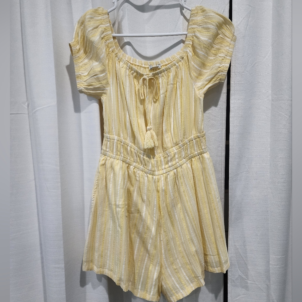 Yellow American Eagle Romper